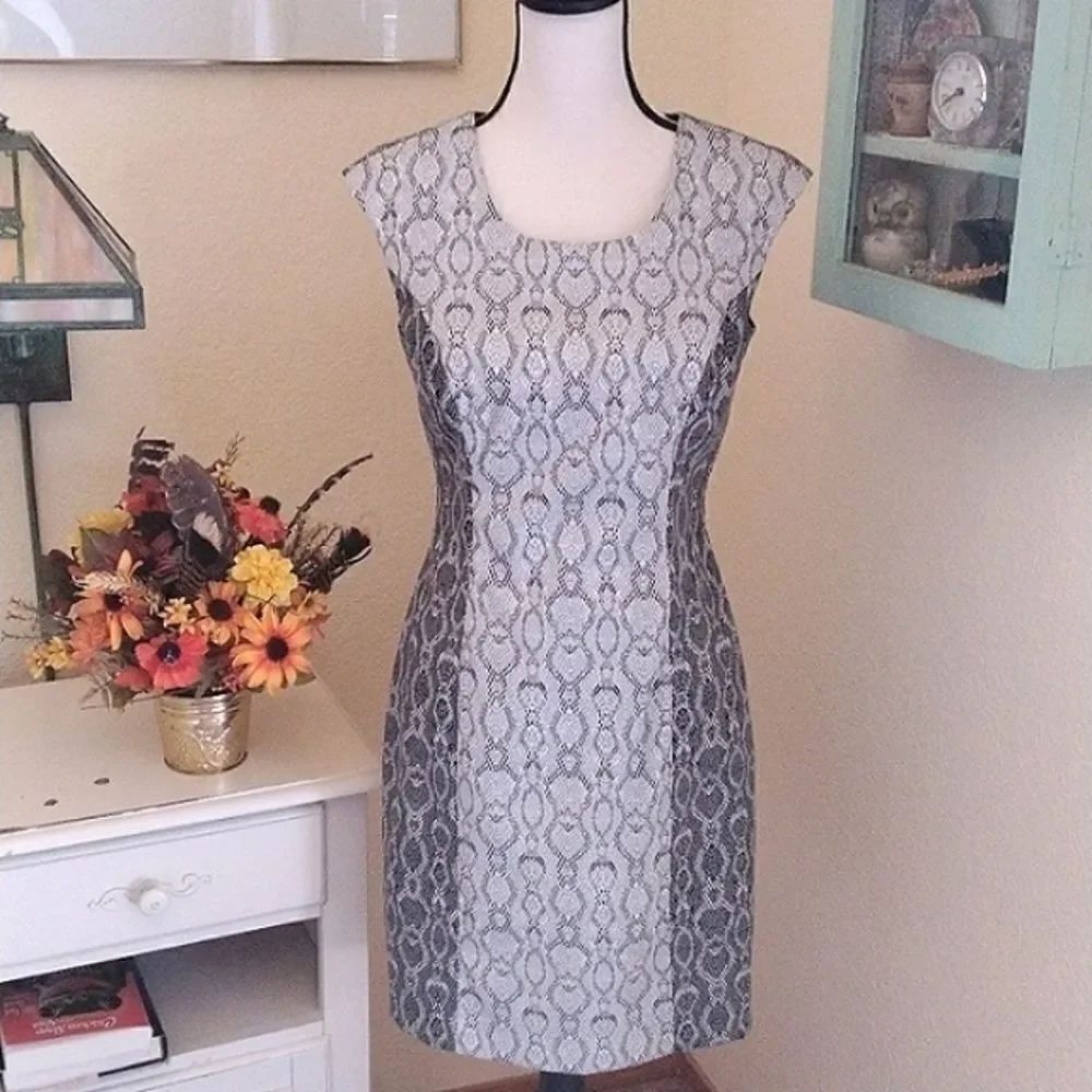 Kay Unger Reptile Inspired Dress